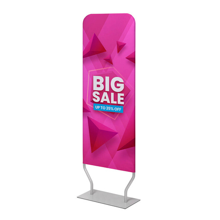 Zipper-Banner Triangle Graphic Single-Sided