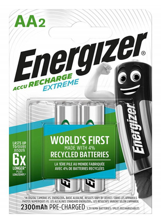 Akumulator ENERGIZER Extreme, AA, HR6, 1,2V, 2300mAh, 2szt.