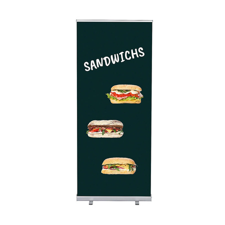 Roll-Banner Budget 85 Complete Set Snacks French