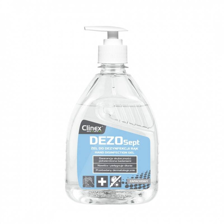 Żel do dezynfekcji rąk CLINEX Dezosept 500ml 77-018, wirusobójczy