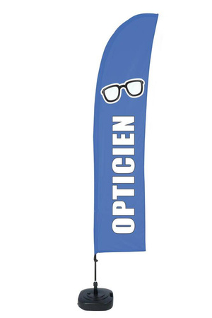 Beach Flag Budget Wind Compete Set Opticien French