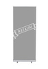 Roll-Banner Budget 85 Complete Set Welcome Grey German