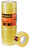 Taśma biurowa ekonomiczna SCOTCH® (508), 15mm, 33m, 10szt., transparentny żółty