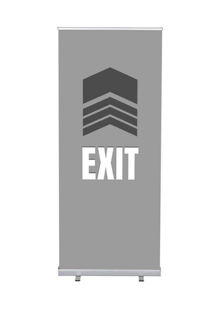 Roll-Banner Budget 85 Complete Set Exit Grey Dutch