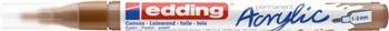 Marker akrylowy e-5300 EDDING, 1-2 mm, matowa leszczyna