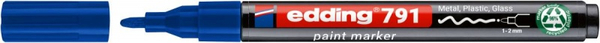 Marker olejowy e-791 EDDING, PCR, niebieski