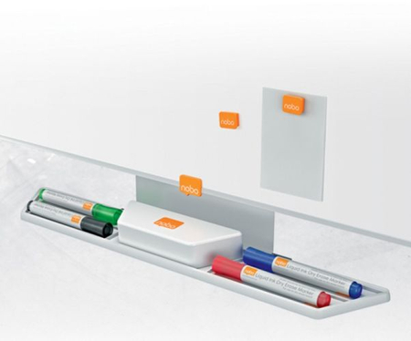 Tablica suchoś. -magn. NOBO, 156x88cm, panoramiczna 70", ceramiczna, rama aluminiowa