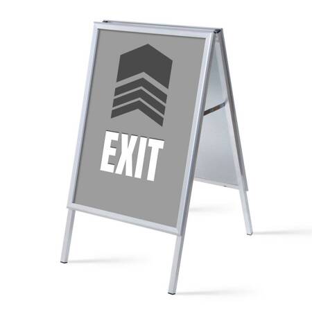 A-board A1 Complete Set Exit Grey English