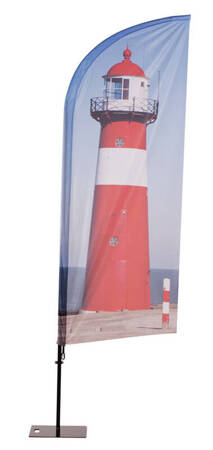 Beach Flag Alu Wind Graphic 89 x 200 cm Single-Sided