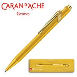 Długopis CARAN D'ACHE 849 Goldbar, M, w pudełku, złoty