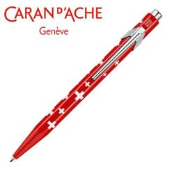 Długopis CARAN D'ACHE 849 Swiss Flag, M, czerwony