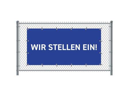 Fence Banner 200 x 100 cm Hiring German Blue