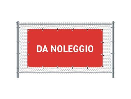 Fence Banner 300 x 140 cm Rent Czech Red