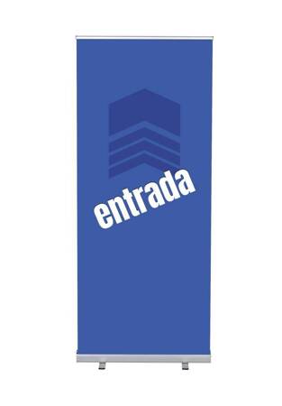 Roll-Banner Budget 85 Complete Set Entrance Blue Spanish