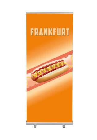 Roll-Banner Budget 85 Complete Set Hot Dog Spanish