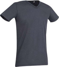 T-SHIRT MĘSKI V-NECK