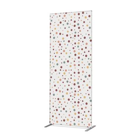 Textile Room Divider Deco 100-200 Double Dots Colour Earth