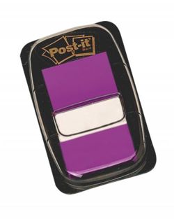 Zakładki indeksujące POST-IT® (680-8), PP, 25,4x43,2mm, 50 kart., purpurowe