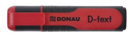 Zakreślacz fluorescencyjny DONAU D-Text, 1-5mm (linia), czerwony