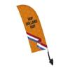 Window Flag Set Single-Sided Orange Hup Holland